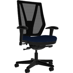 Sitmatic GoodFit Mesh Back Office Chair with Synchronized Rocking and Adjustable Seat Depth.