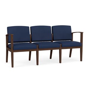 Lesro Amherst Wood® Heavy Duty 3 Seat Sofa