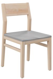 Jasper Chair 350 LB Elva Open Back Side Chair - Wood Seat