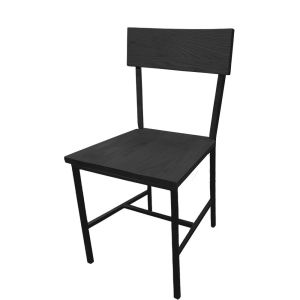 Timber Series Restaurant Chair, Black