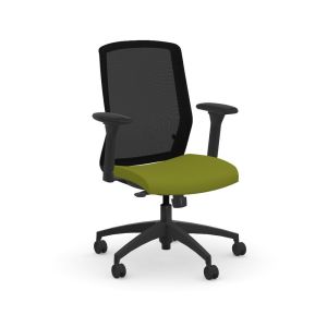 9to5 Seating Neo 300 LB Mesh Mid-Back Office Task Chair with Full Synchro-Tilt Control and Height Adjustable Arm with Pivot & Swivel Pad