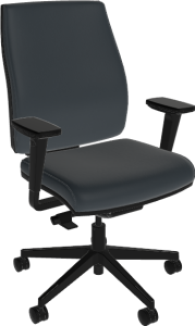 Sitmatic AutoSit.™ 450 LB 24/7 Adjustable High Back Conference Chair with Rocking and Adjustable Arms
