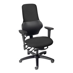 ergoCentric ergoForce 300 LB 24 Hour Multi Tilt High-Back Law Enforcement Officer's Chair