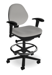 Sitmatic GoodFit® 450 LB 24/7 ESD Electrostatic Dissipative Drafting Stool