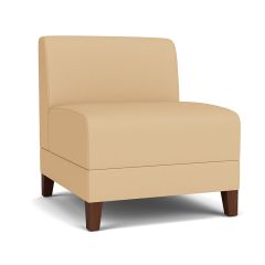 Lesro Fremont® 500 LB Upholstered Armless Guest Chair