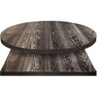 Charred Dark Wash Reclaimed Design Table Top - 30" x 72" x 2"