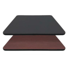 Two-Sided Table Top, Mahogany or Black, 24" x 24"