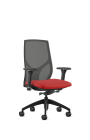9to5 Seating Vault Mesh Mid-Back 300 LB Office Chair, Adjustable Back, Seat Slider, Full Synchro-Tilt Control, 8-Way Adjustable Arm