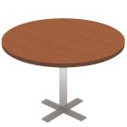 HUSKY Seating 400 LB Heavy Duty Commercial Restaurant Table - Round - 24" D