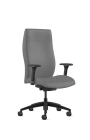 9to5 Seating Acclaim High-Back 300 LB Executive Office Chair, Heavy Duty Synchro Tilt Control, 10-Way Adjustable Arms