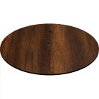 COMPCOR Outdoor Table Top - 36" Round - Knotty Oak