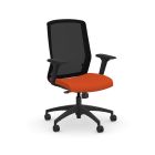 9to5 Seating Neo 300 LB Mesh Mid-Back Office Task Chair with Full Synchro-Tilt Control and Six Way Adjustable Arms