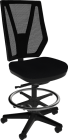 Sitmatic GoodFit Mesh Back Medium Height Drafting Stool