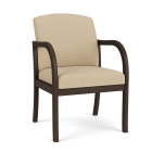 Lesro Weston 300 LB Guest Chair with Wood Frame