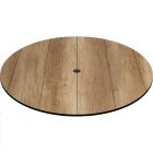COMPCOR Outdoor Table Top - 30" Round" - Vintage Oak