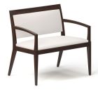 Indiana Furniture Gleem 400 LB 400 LB High Occupancy Arch Arm Guest Chair with Clean-Out Back