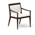 Indiana Furniture Gleem 275 LB Swoop Arm Guest Chair with Clean-Out Back