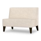 Kwalu Delfini Commercial Reception Area Love Seat with Wallsaver Design