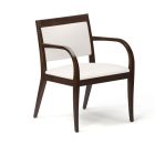 Indiana Furniture Gleem 275 LB Curved Arm Guest Chair with Clean-Out Back