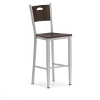 Lesro Concord 350 LB Café Stool - Wood Seat