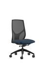 9to5 Seating Vault Mesh Mid-Back 300 LB Office Chair, Adjustable Back, Seat Slider, Enhanced Knee Tilt Control, Armless