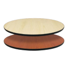 Two-Sided Table Top, Cherry or Natural, 24" Round