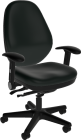 Sitmatic GoodFit® Comfort Memory Foam 450 LB 24/7 Adjustable High Back Desk Chair with Fold-Away Arms & Seat Slider